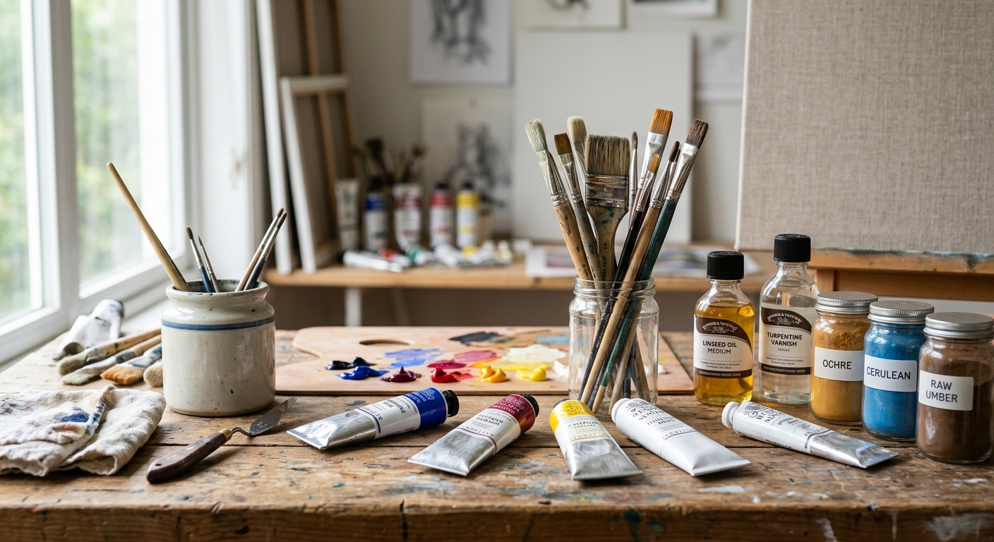 House painting supplies